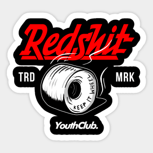 Redshit Keep It Wheel Sticker